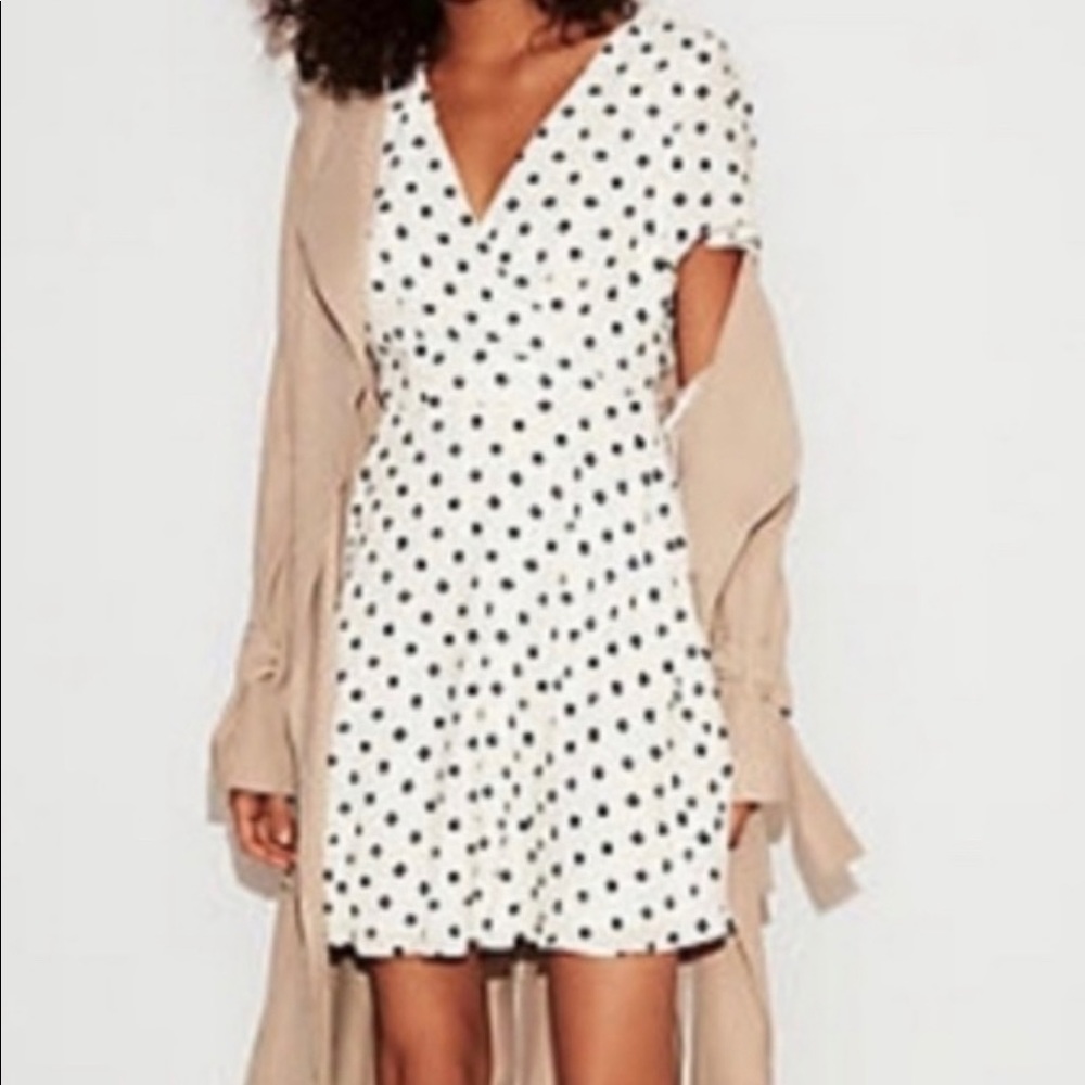 Express Polka Dot Dress